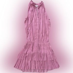 XS Current Air Cara Pleated Mini Dress - brand new without tags